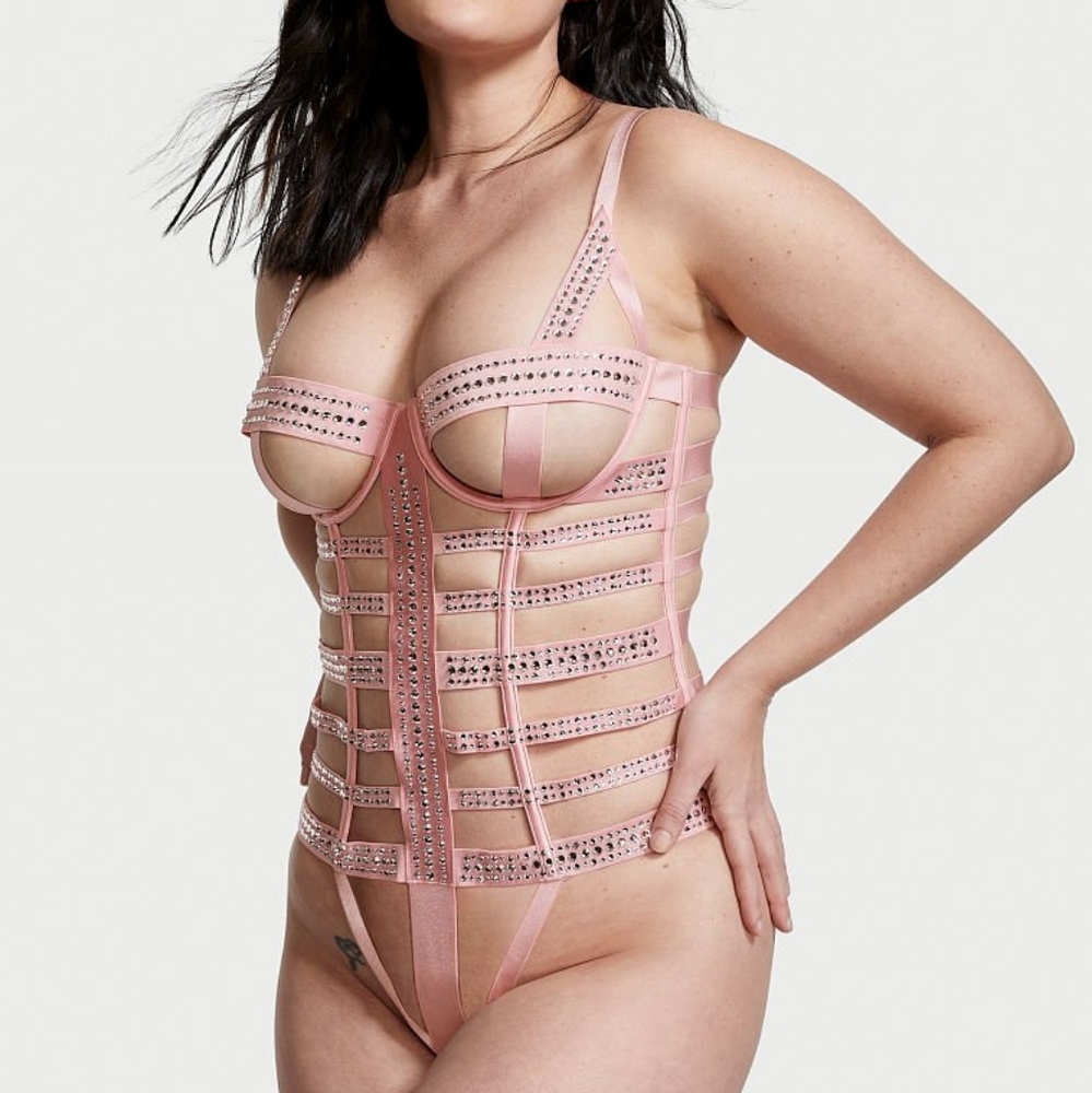 Victoria's Secret 🆕 Banded Shine Teddy M